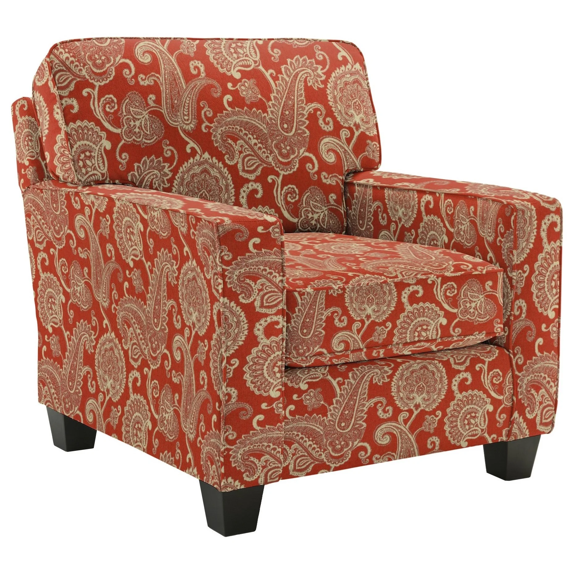 Best Home Furnishings Annabel C82 Customizable Contemporary Chair with Track Arms and Tapered